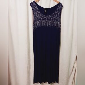 3 X$25. Catherines| PURPLE A-Line Sequin Flared Tank  Dress Size 0X / 14/16 W